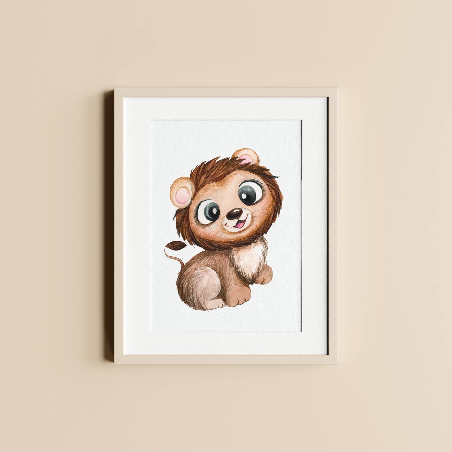 Poster Löwe