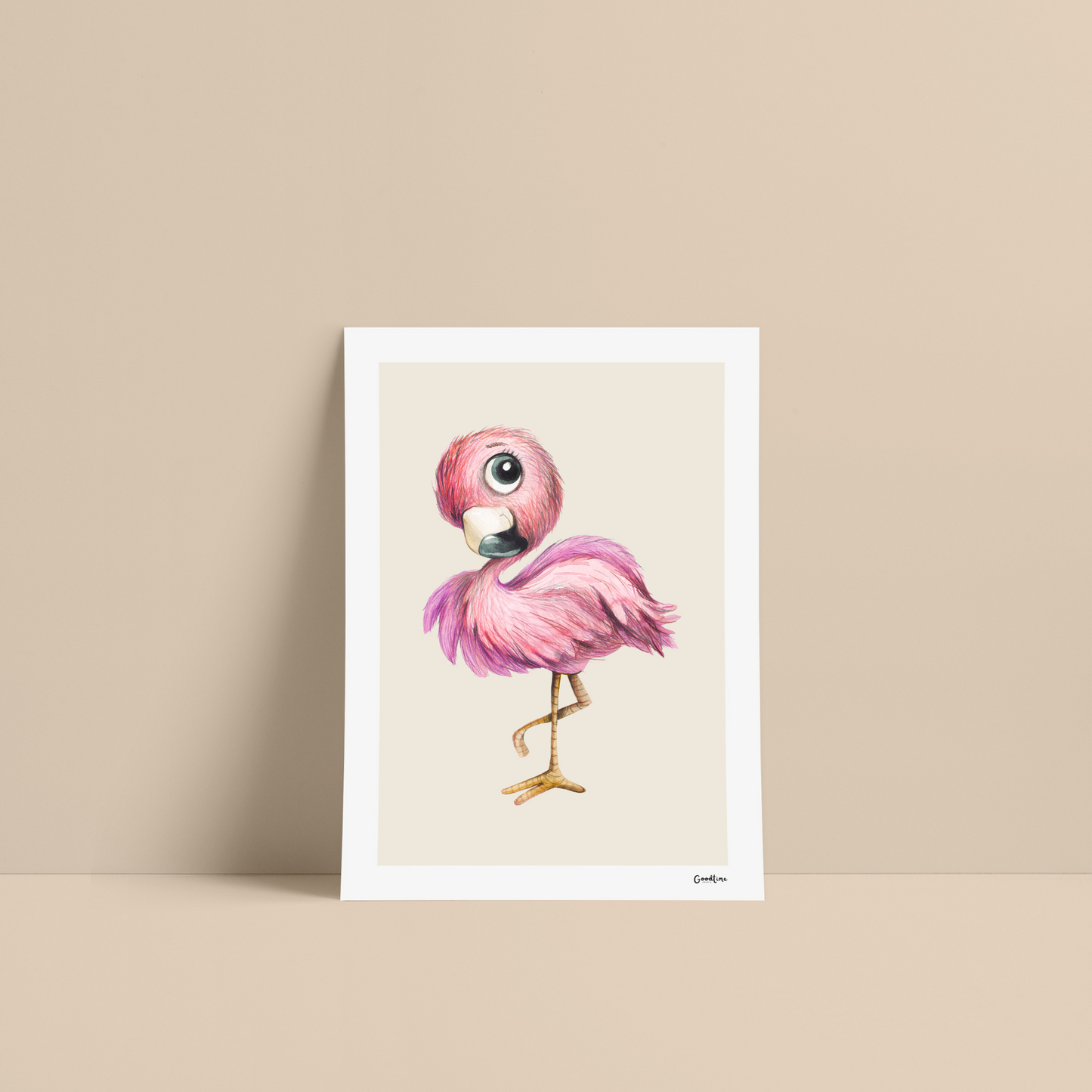 Kunstdruck Flamingo
