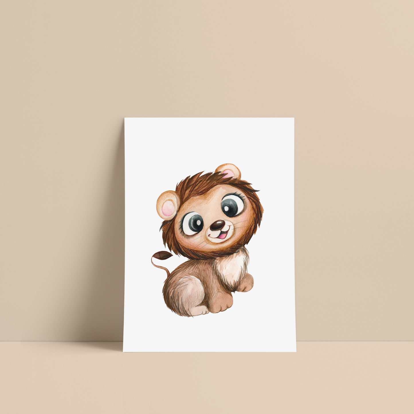 Poster Löwe